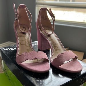 Sam Edelman Odila Lilac Suede Heels